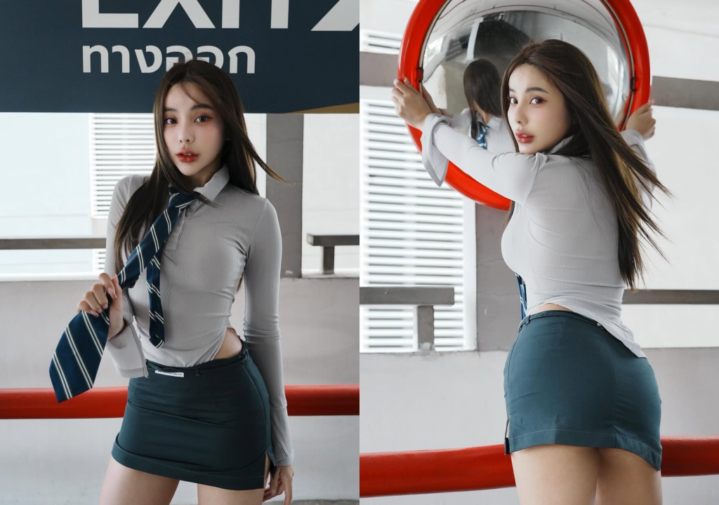 น้ำผึ้ง สุพิชชา ลุคสาวออฟฟิตสุดเซี้ยะ ! รัดแน่นทุกสัดส่วน จนยอดไลก์กระจาย